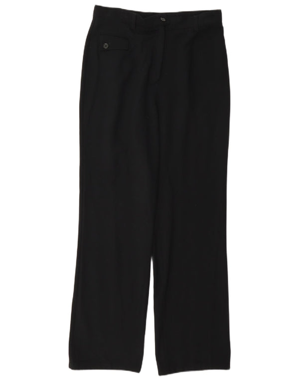 Pantaloni de costum Bootcut pentru femei Marks & Spencer UK 10 Small W27 L29 Black