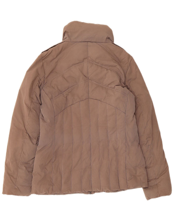 Jachetă căptușită pentru femei Trussardi Jeans UK 14 Bej mediu