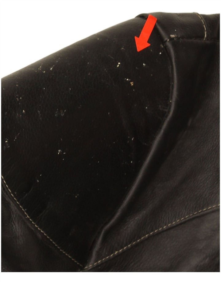 Jachetă de curse din piele pentru femei POLO UK 14 Medium din piele neagră