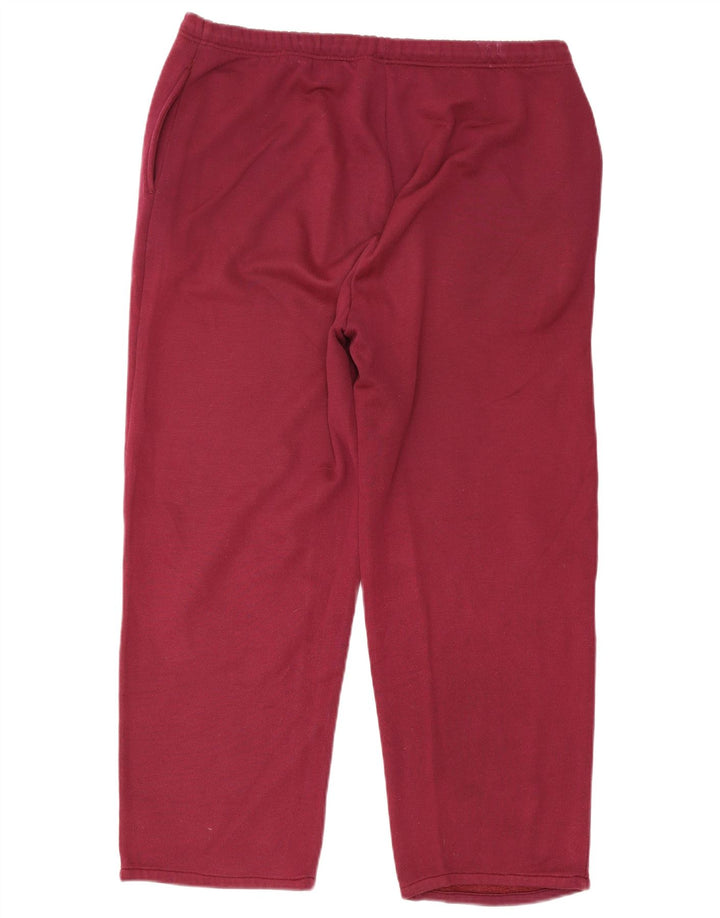 Pantaloni de trening Lotto pentru bărbați, mari, burgundă