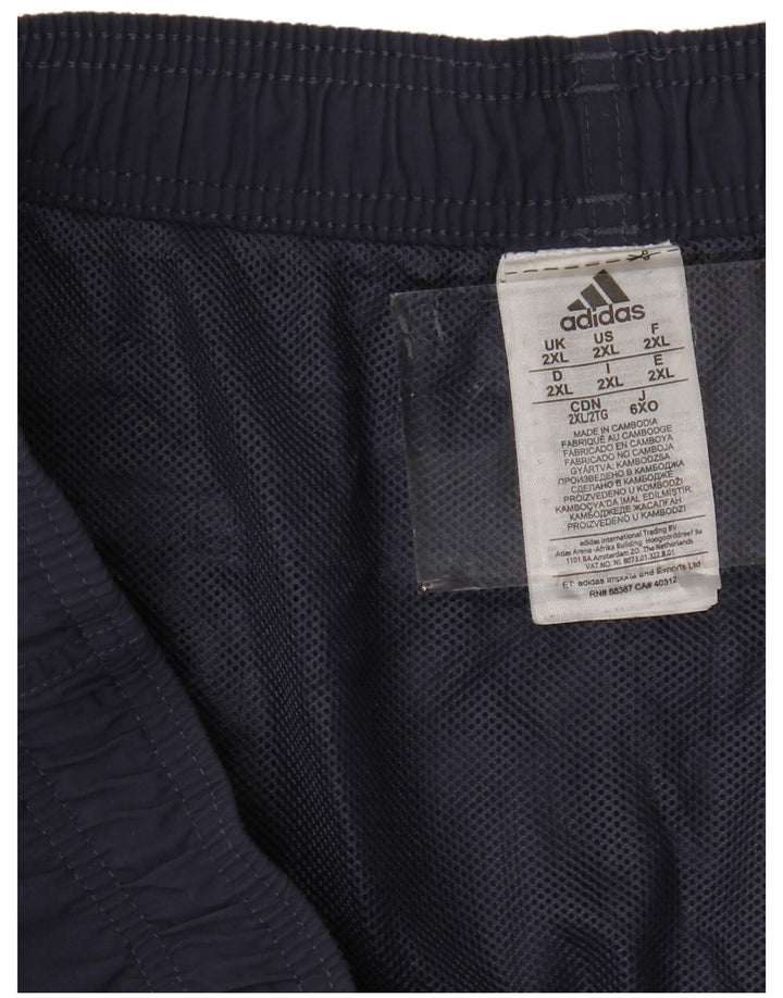 Pantaloni scurți sport ADIDAS pentru bărbați, 2XL, nailon bleumarin