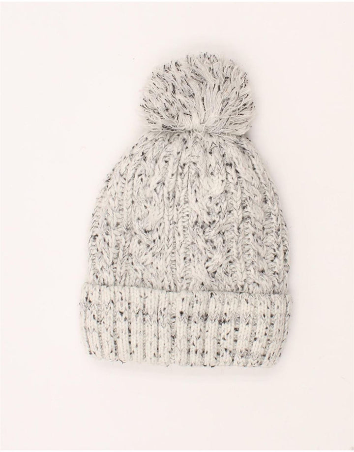 Căciulă Superdry pentru femei, tricot, tricot, mărime, acrilic cu pete gri