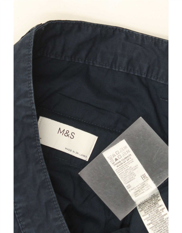 Pantaloni scurți cargo pentru bărbați Marks & Spencer W44 2XL bumbac bleumarin