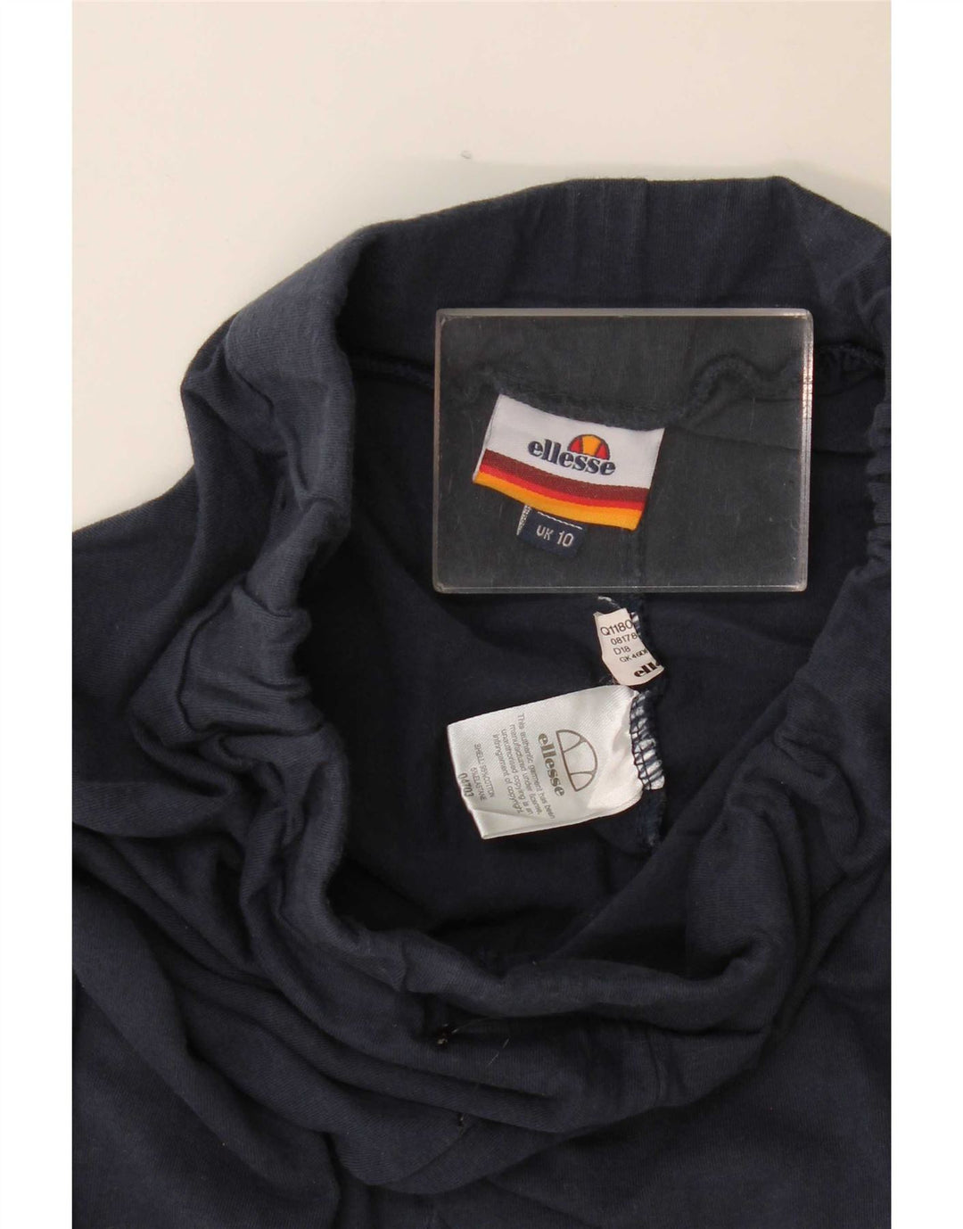 Leggings pentru femei Ellesse UK 10 mic, albastru bleumarin, bumbac