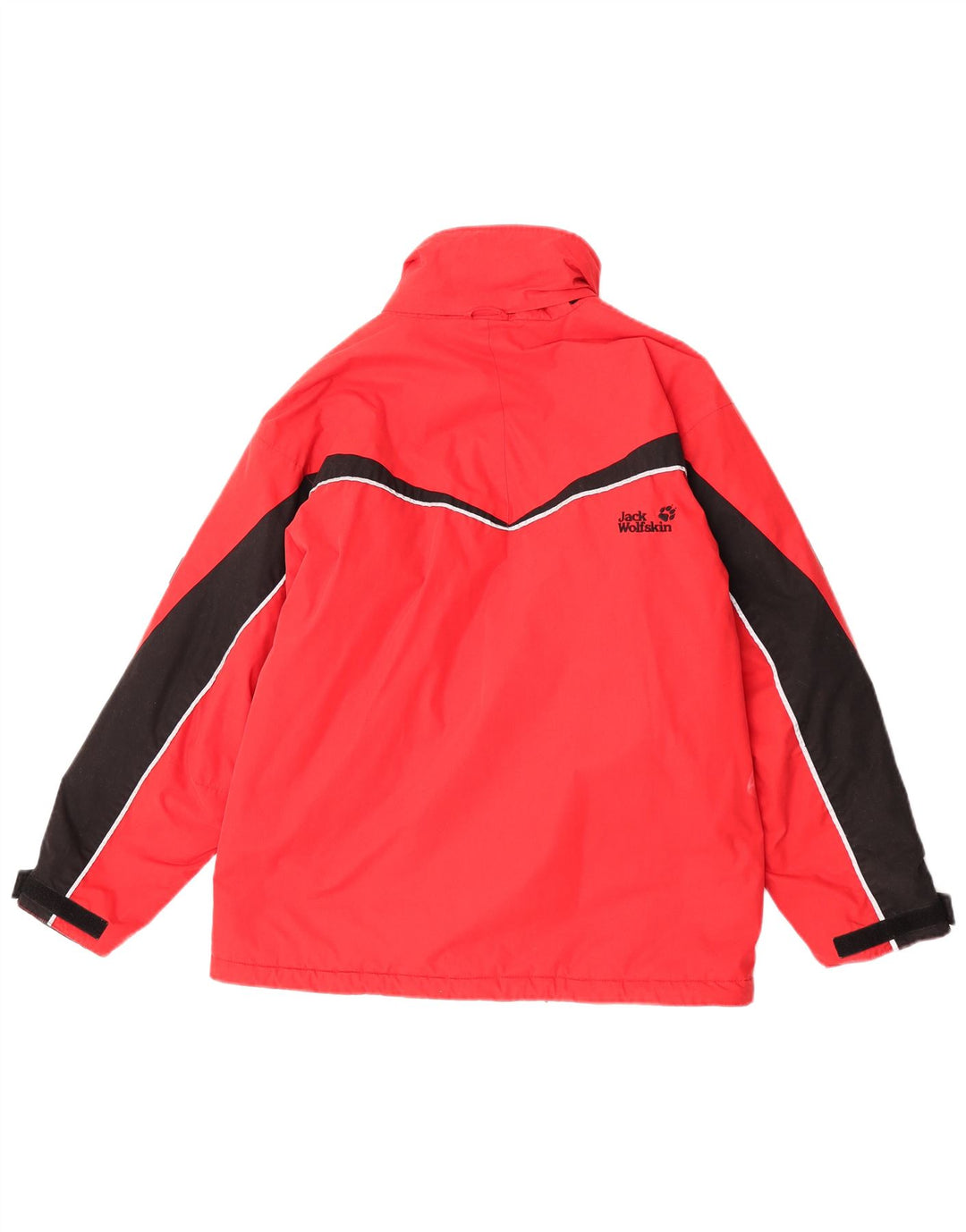 Jack Wolfskin Jacket pentru băieți 11-12 ani, roșu, poliester color bloc
