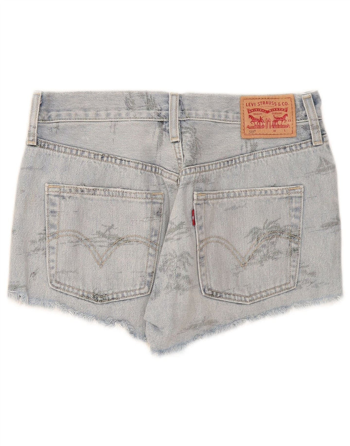 Pantaloni scurți Levi's 501 Denim W26 Small Blue Bumbac