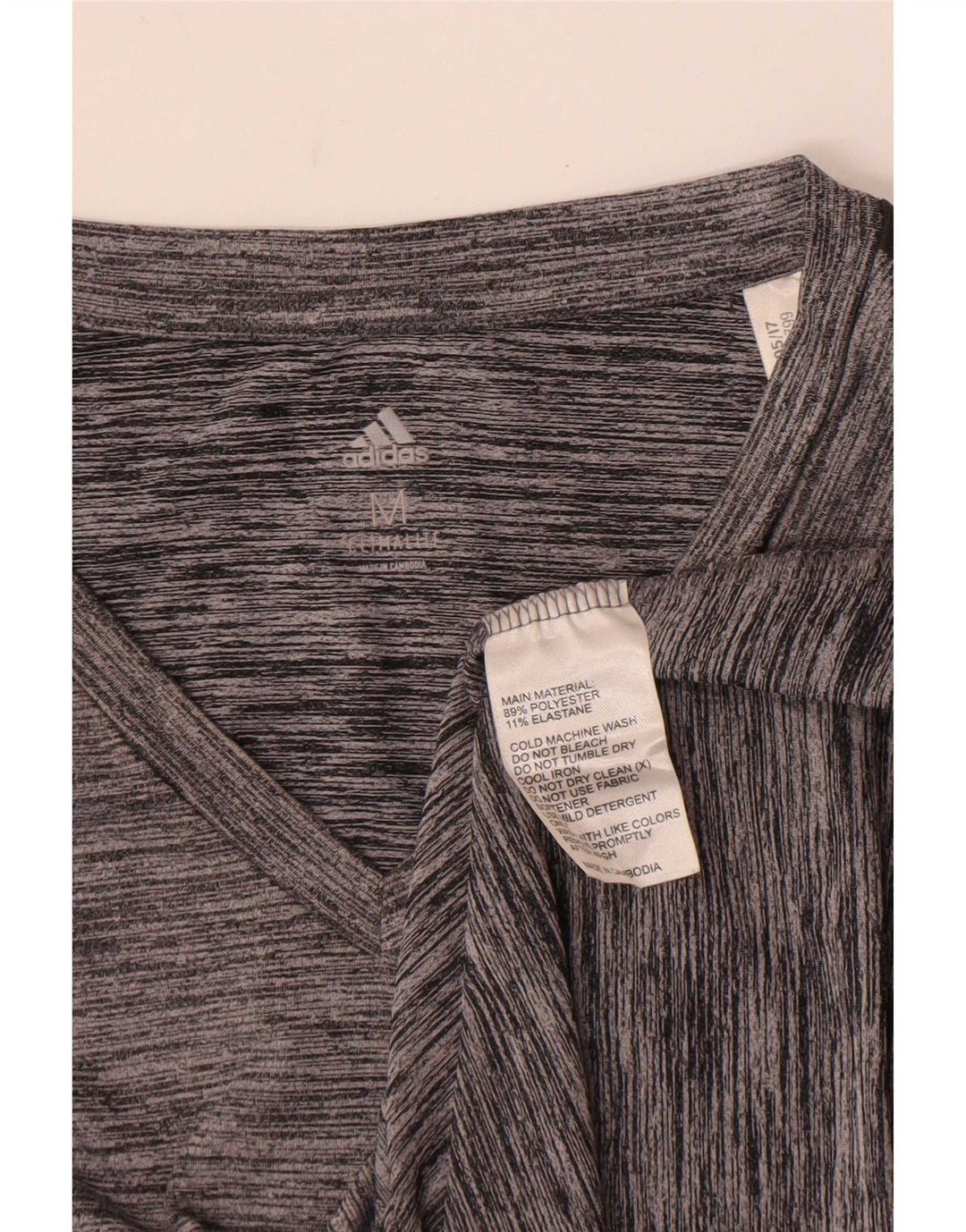 Tricou adidas Climalite Top UK 12 Medium Gri Flecked Poliester