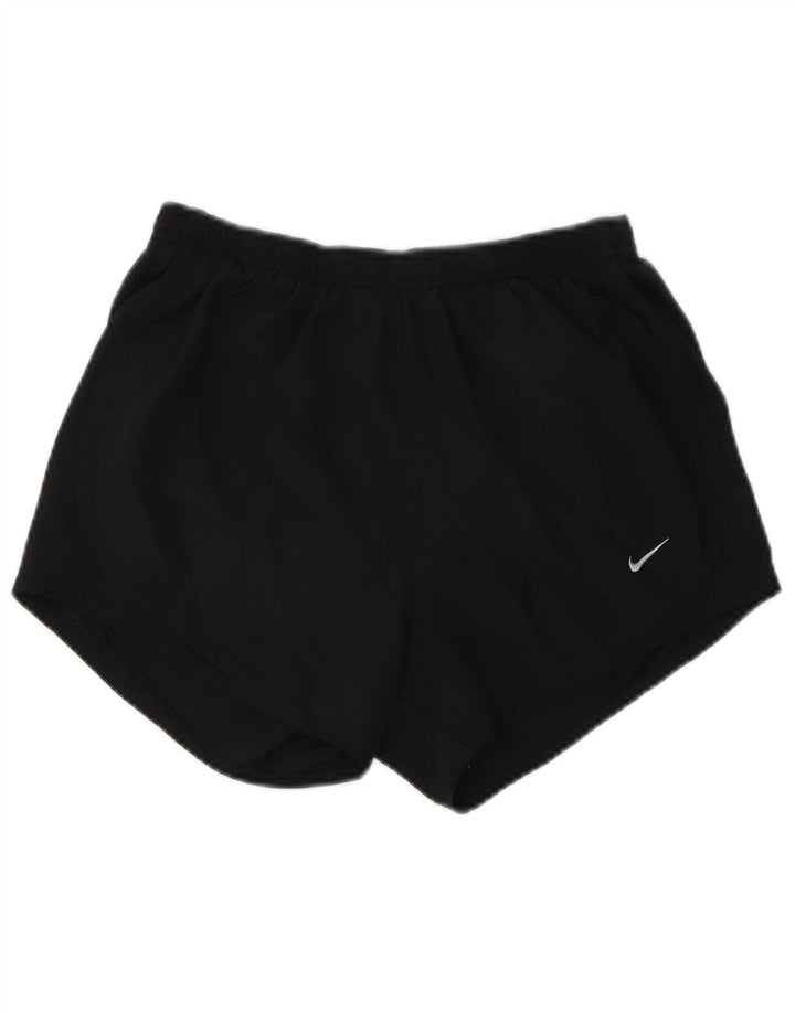 Pantaloni scurți sport Nike Dri Fit pentru femei UK 4 XS Poliester negru