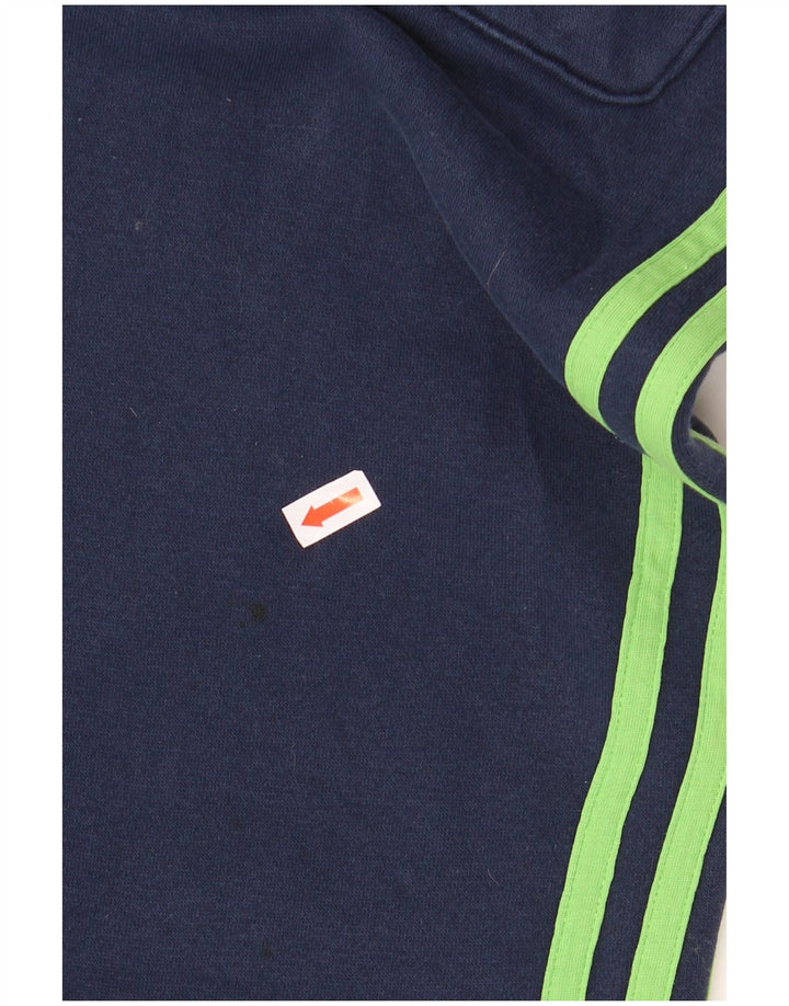 Pantaloni de trening grafic pentru bărbați ADIDAS Pantaloni de jogging mici Bumbac bleumarin