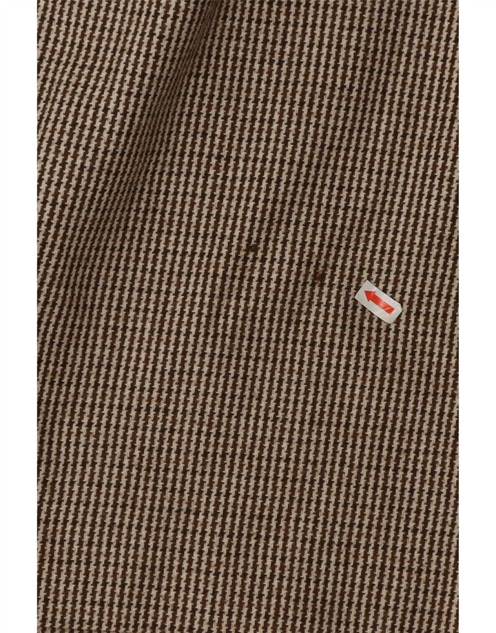 Set de fuste Genny pentru femei, 2 nasturi, 2 piese UK 14 Medium W32 Brown Houndstooth
