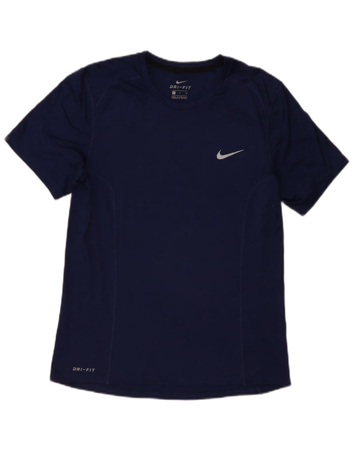 Tricou pentru bărbați NIKE Dri Fit Top mic, bleumarin