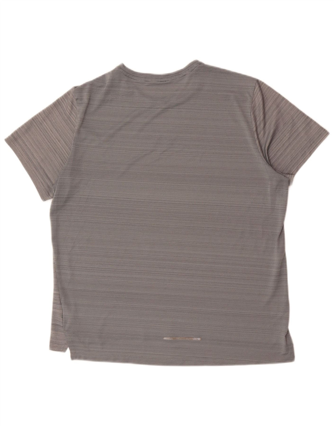 Tricou Nike Dri Fit pentru bărbați Top mare, gri, poliester cu dungi