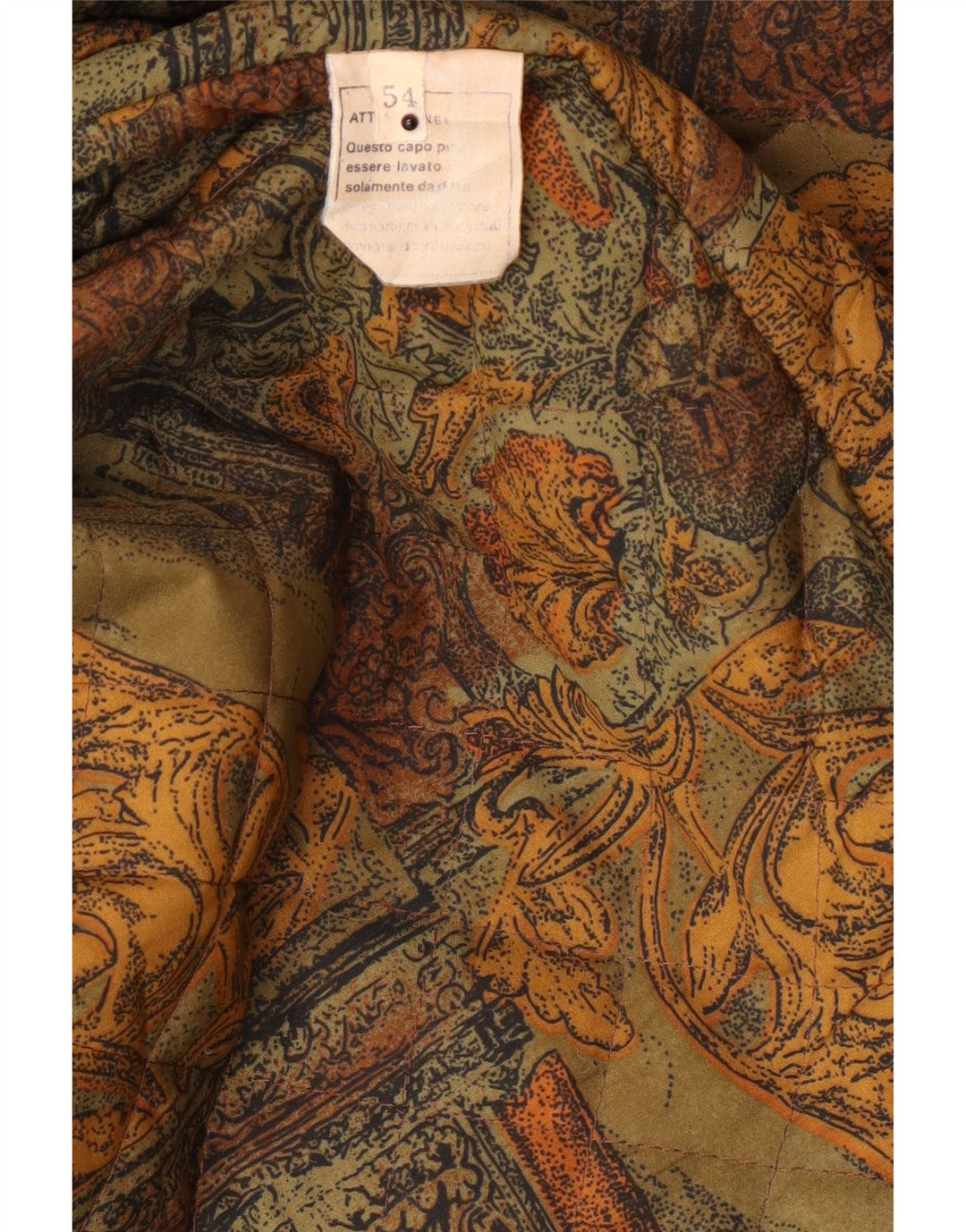 Geacă de piele vintage pentru bărbați IT 54 2XL maro