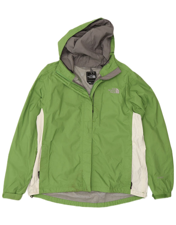 Jachetă de ploaie cu glugă pentru femei The North Face UK 16, mare, verde, colorblock