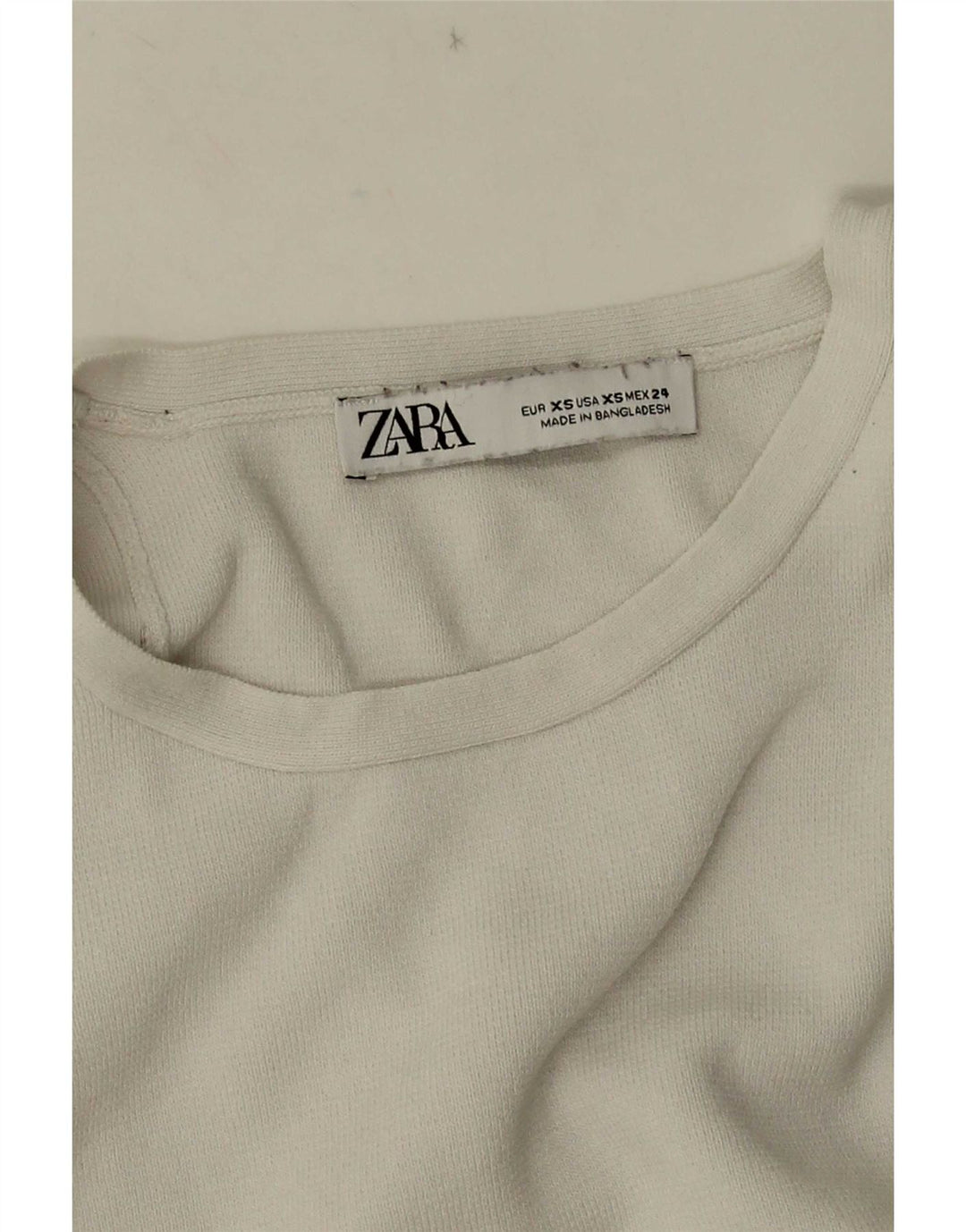 Top cu vestă pentru femei Zara UK 4 XS Alb