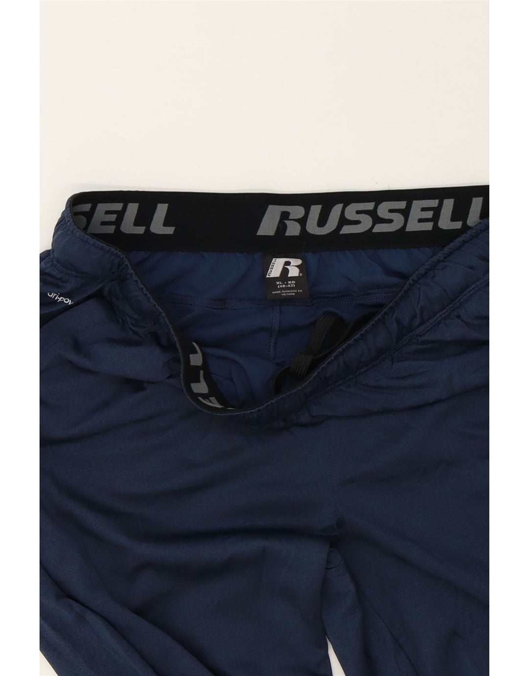 RUSSELL ATHLETIC Mens Tracksuit Trousers XL  Navy Blue Polyester Vintage Russell Athletic and Second-Hand Russell Athletic from Messina Hembry 