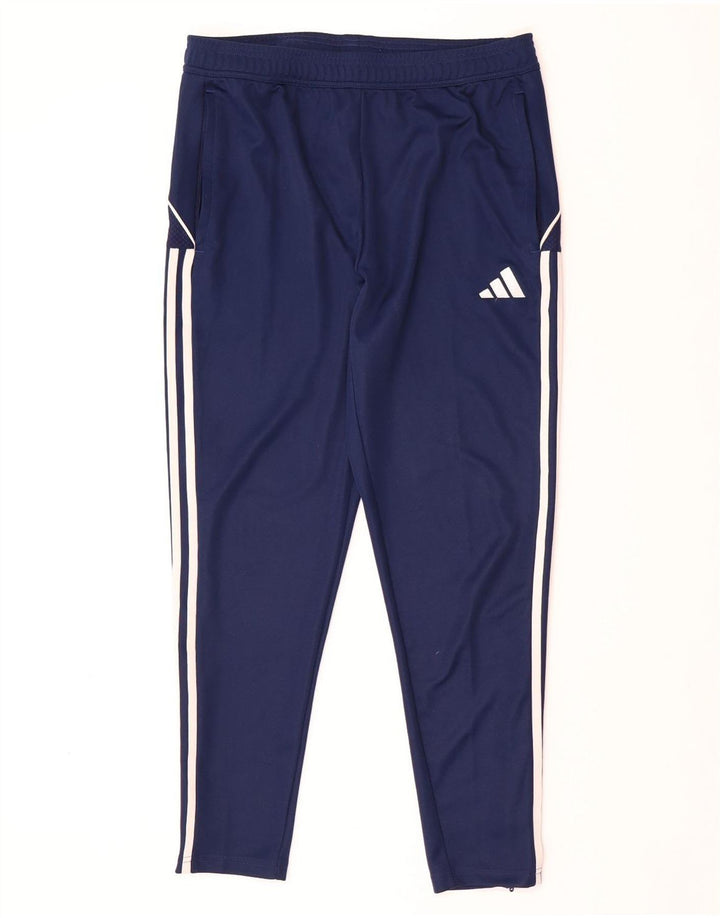 Pantaloni de trening ADIDAS Aeroready Slim Fit, mari, bleumarin
