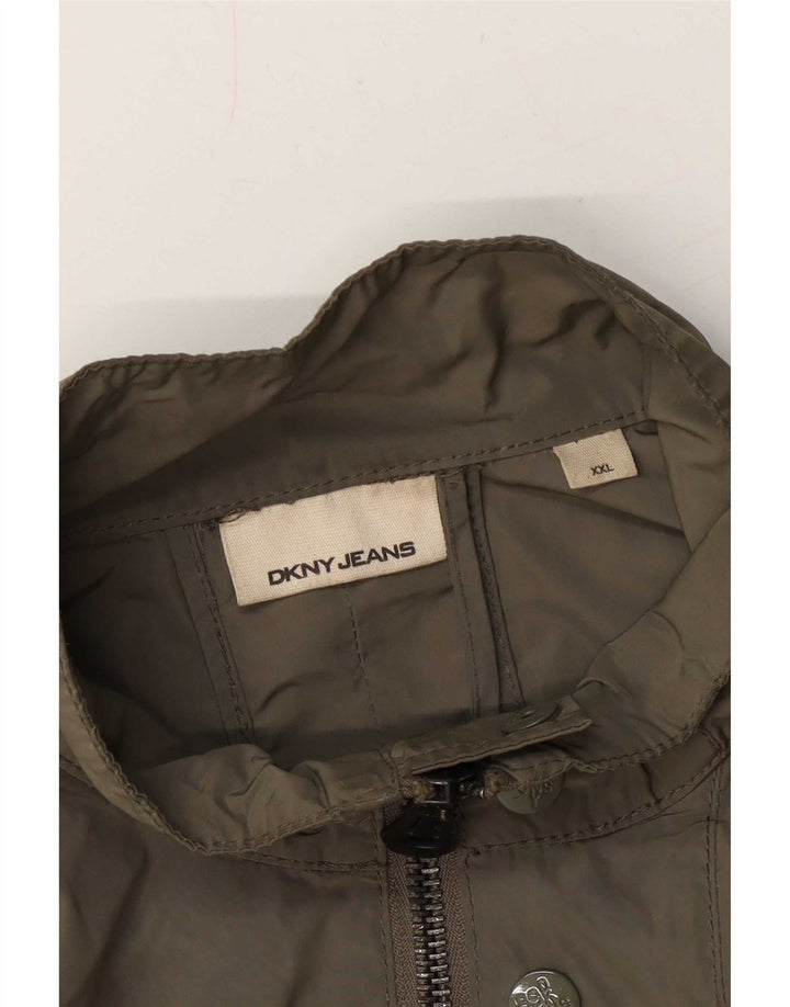 Dkny Bomber Jacket pentru bărbați UK 44 2XL Kaki