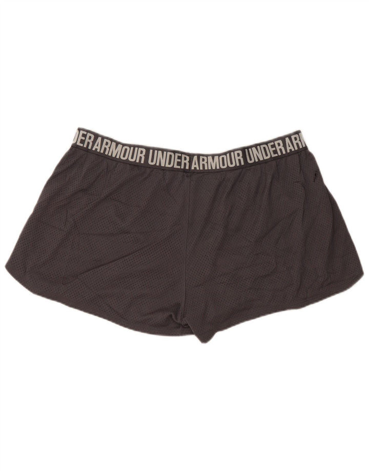 Pantaloni scurti sport grafic UNDER ARMOUR pentru femei UK 18 XL gri