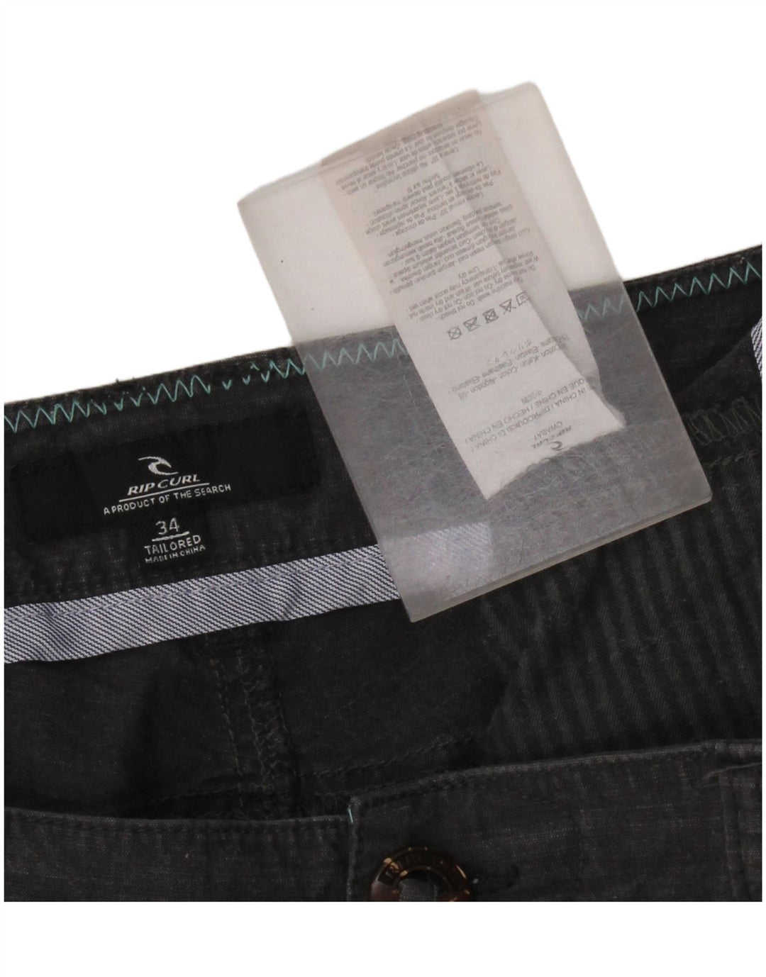 Pantaloni scurți chino pentru bărbați Rip Curl W34, bumbac gri mare