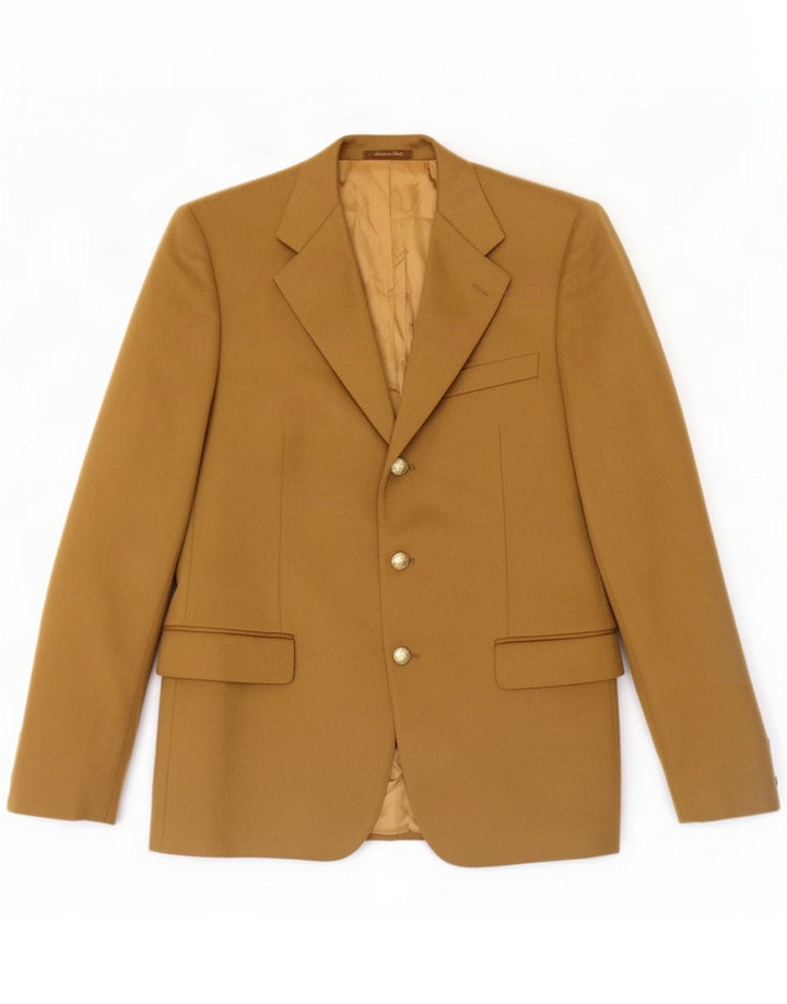 Pierre Cardin Jachetă Blazer pentru bărbați cu 3 nasturi IT 50 Lână mare bej