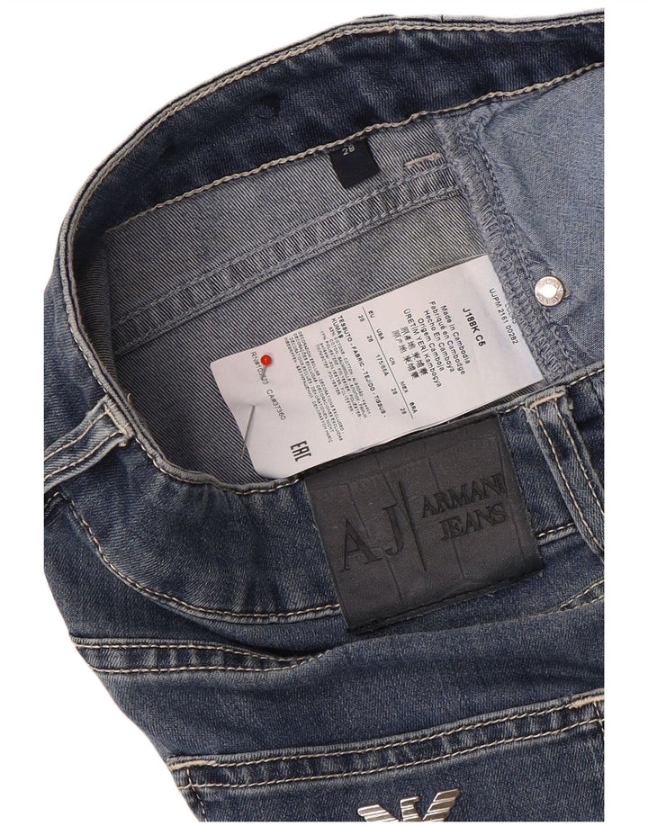 Blugi slim pentru femei Armani W28 L28 Bumbac bleumarin