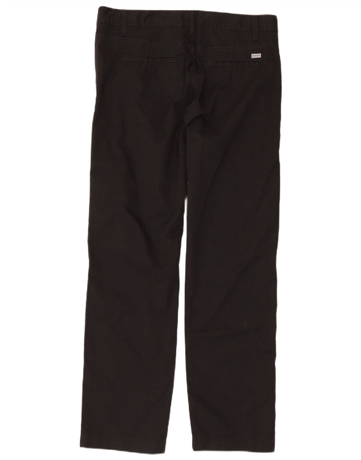 Pantaloni chino drepți pentru bărbați CARHARTT L34 L32 bumbac negru