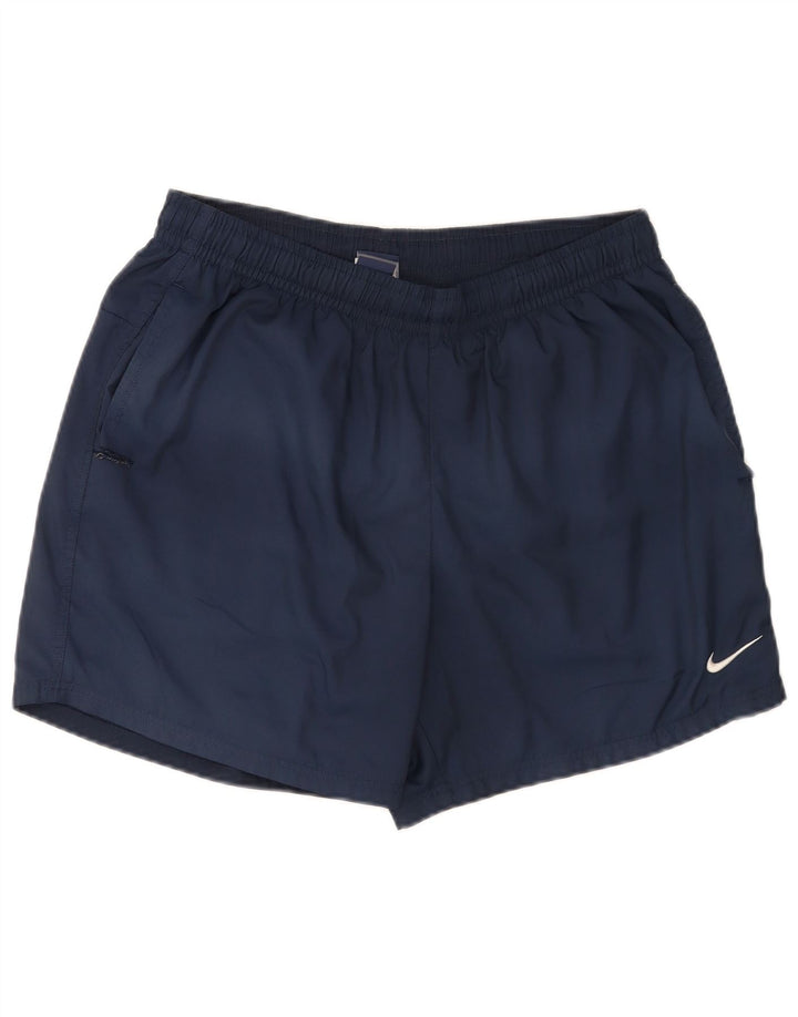 Pantaloni scurți de înot Nike pentru bărbați XL bleumarin poliester