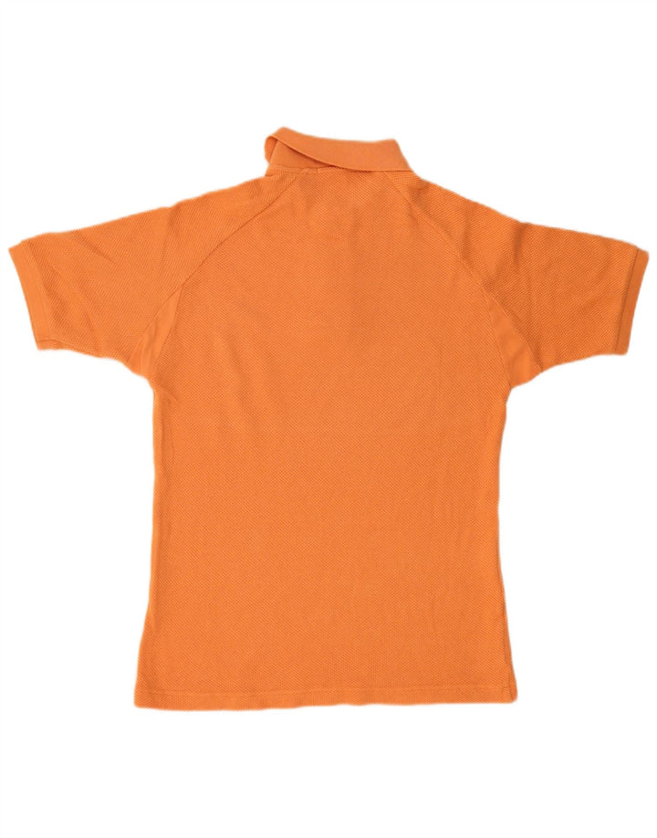 FRED PERRY Mens Polo Shirt Small Orange Cotton