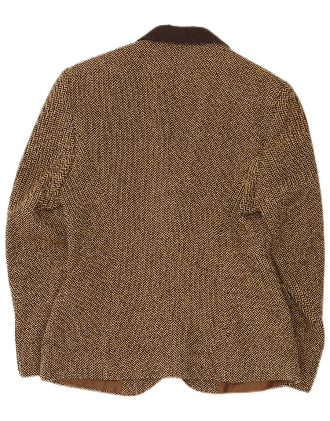 Jachetă Ginalebole pentru femei, cu 3 nasturi, IT 44 Medium Brown Herringbone