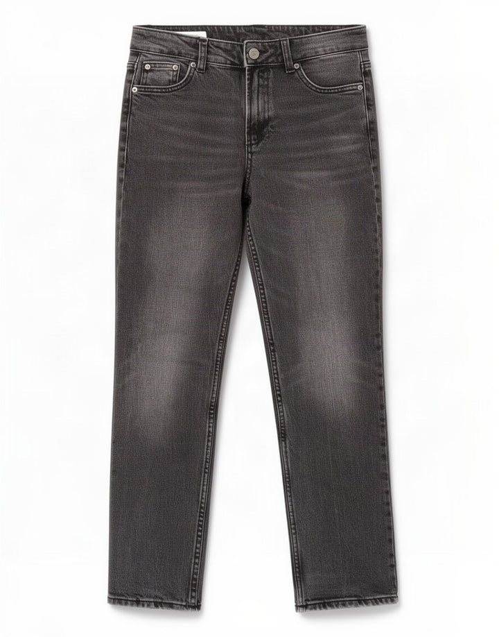 Blugi drepti pentru femei Zara EU 34 2XS W24 L28 Gri