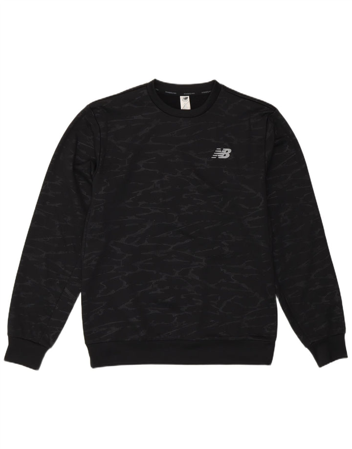 Hanorac pentru bărbați New Balance Jumper Mic Negru Camuflaj Poliester