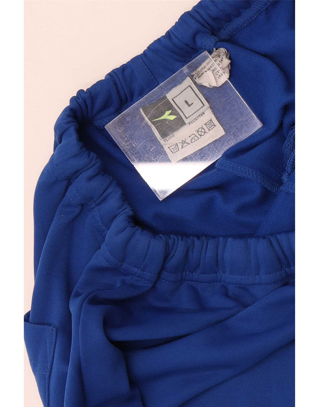 Pantaloni de trening Diadora pentru bărbați Joggeri mari, albastru, poliester