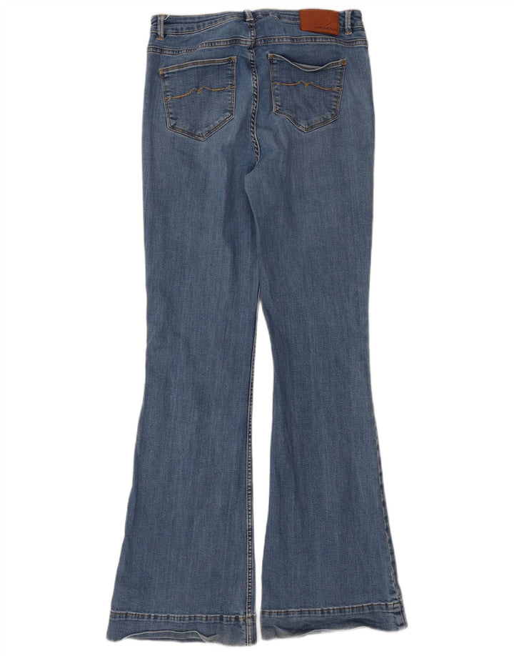 Blugi evazați pentru femei Monsoon UK 12 Medium L30 L31 Bumbac albastru
