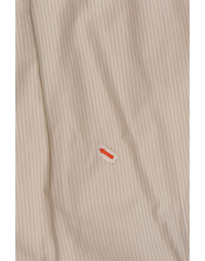 Cămașă pentru bărbați J. Crew, mare, albă, cu dungi din bumbac