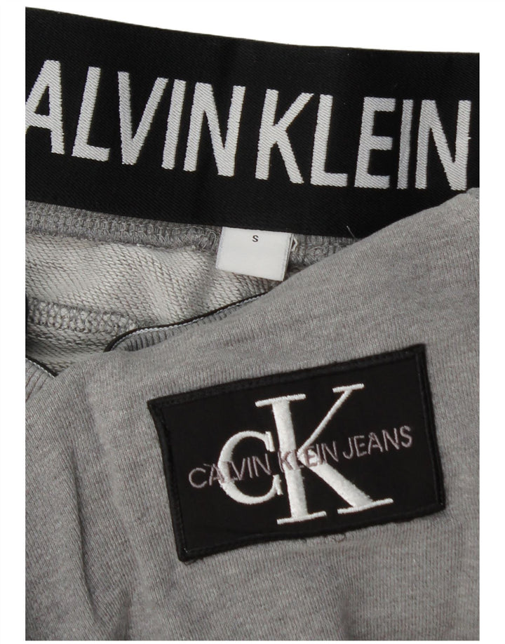 CALVIN KLEIN Pantaloni de trening pentru bărbați Pantaloni de jogging Bumbac gri mic