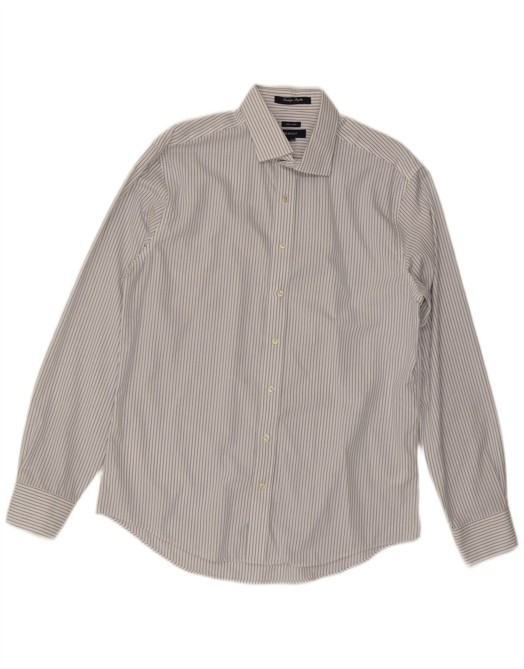 Cămașă Gant Bărbați NON - IRON XL, bumbac cu dungi albe