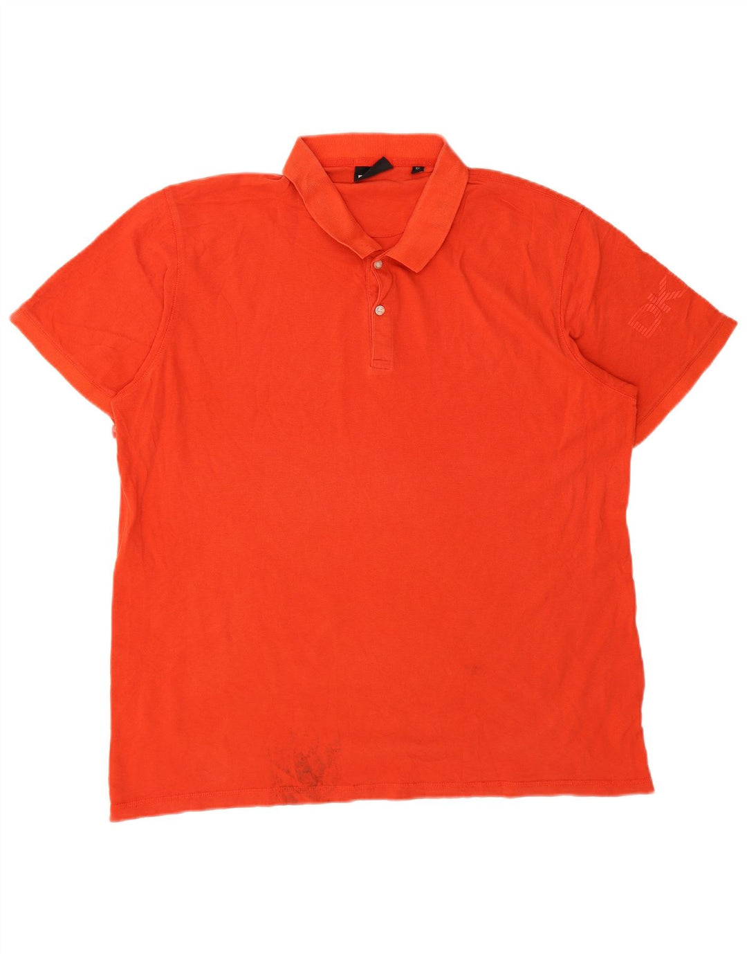 Tricou polo grafic pentru bărbați DKNY 2XL bumbac portocaliu