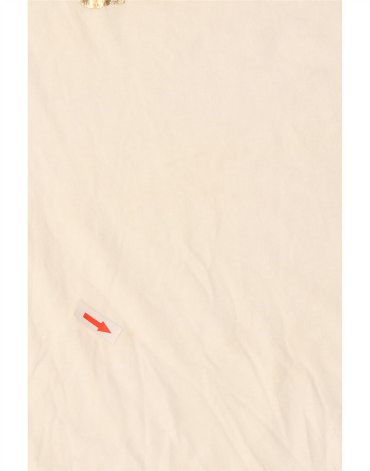 Tricou grafic Adidas pentru femei Top UK 14 Medium White Bumbac