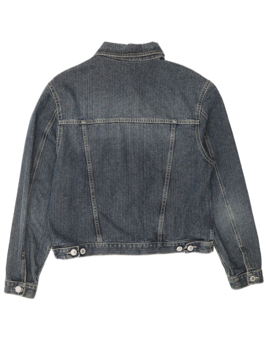 Jachetă de blugi pentru femei BENETTON UK 18 XL Bumbac albastru