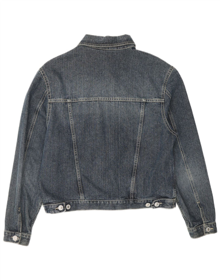 Jachetă de blugi pentru femei BENETTON UK 18 XL Bumbac albastru