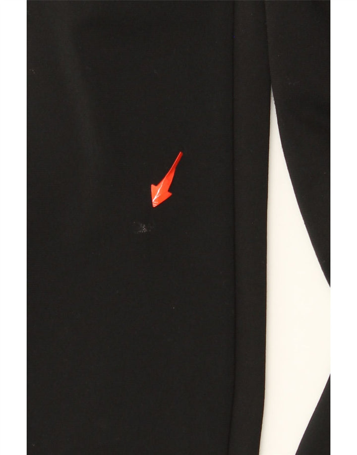 ADIDAS Mens Tracksuit Trousers Joggers Small  Black Polyester