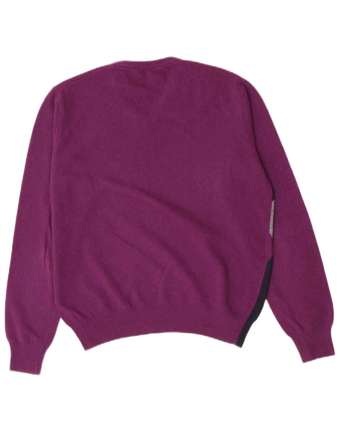 Pulover Brooksfield pentru bărbați, cu decolteu în V, IT 48, violet mediu Argyle/Diamond