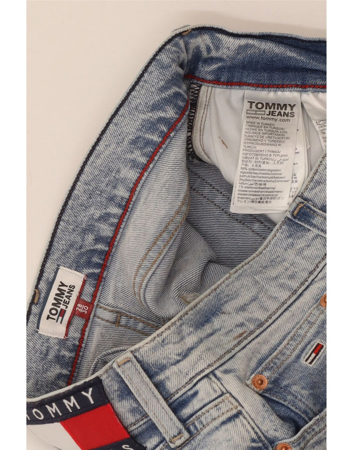 TOMMY HILFIGER Blugi drepti pentru femei W28 L26 Bumbac albastru