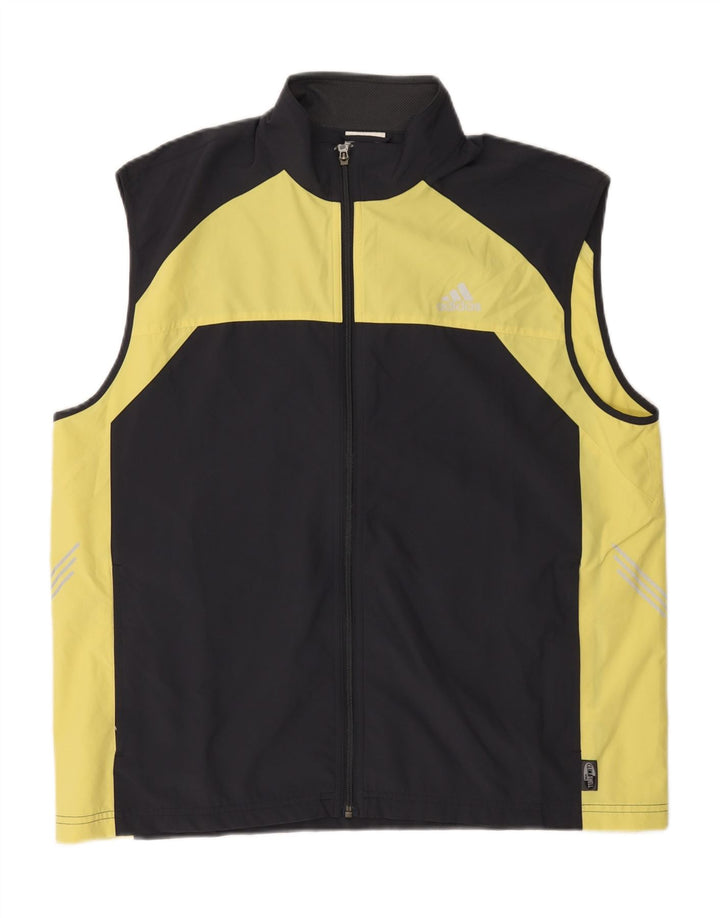 Adidas pentru bărbați Climashell Trening Top Jachetă mare neagră colorblock