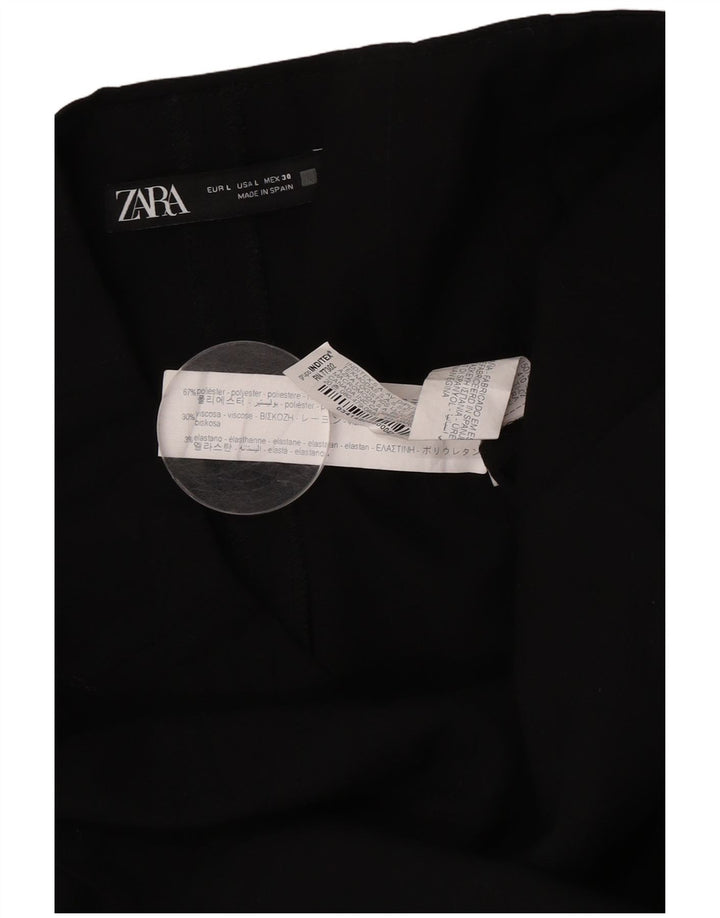 Fusta mini pentru femei Zara, mare W30, poliester negru