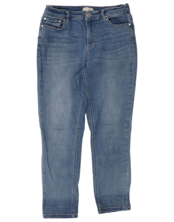 Blugi tăiați pentru femei Joules UK 12 Medium L30 L25 Bumbac albastru