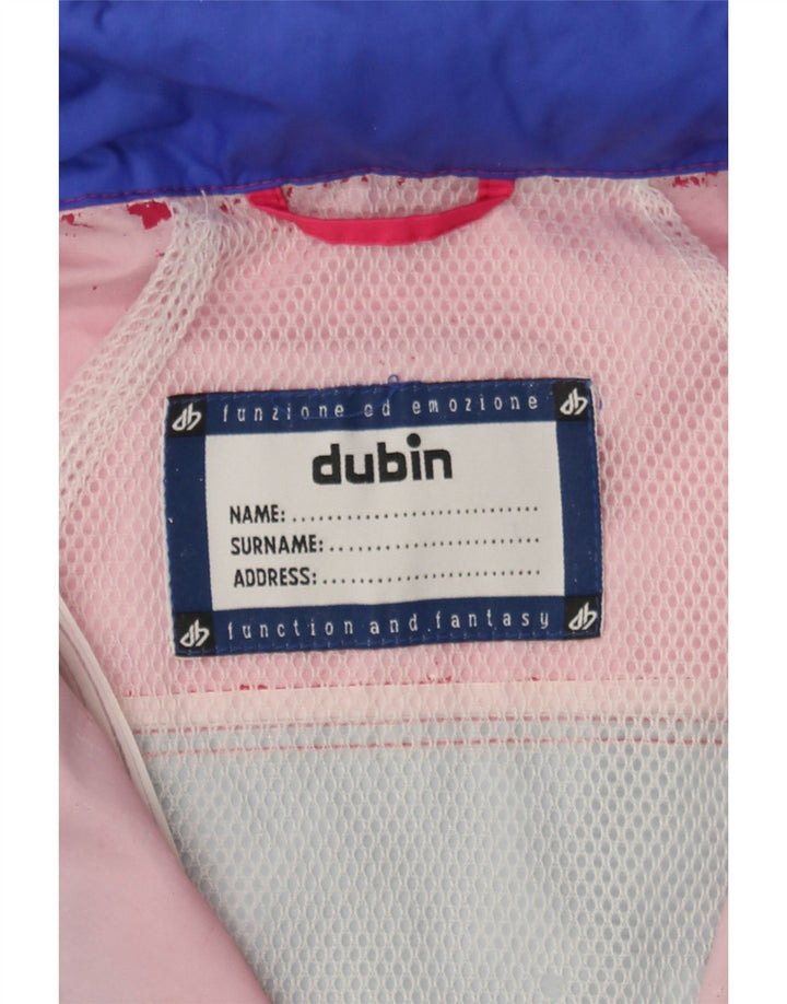 DUBIN Mens Pullover Rain Jacket UK 42 XL Multicoloured Colourblock Vintage Dubin and Second-Hand Dubin from Messina Hembry 