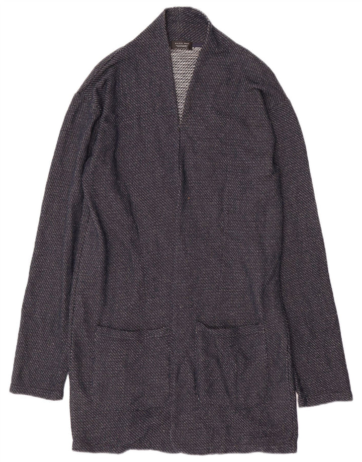 Pulover cardigan pentru bărbați Zara XL Bleumarin Poliester