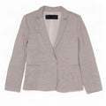 Jachetă blazer deschisă pentru femei Zara UK 12, gri mediu